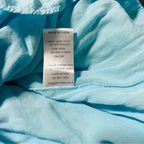 Anthropologie Mable Med Floral Print Puff Sleeve Babydoll Pleated Line Dress EUC - Picture 11 of 11